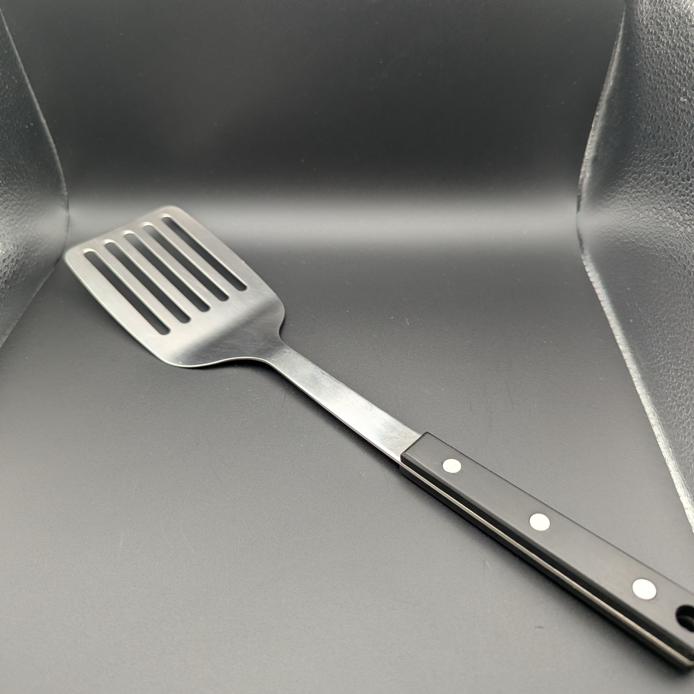 MSE Stainless Steel Premium Black Stainless Steel Slotted Turner